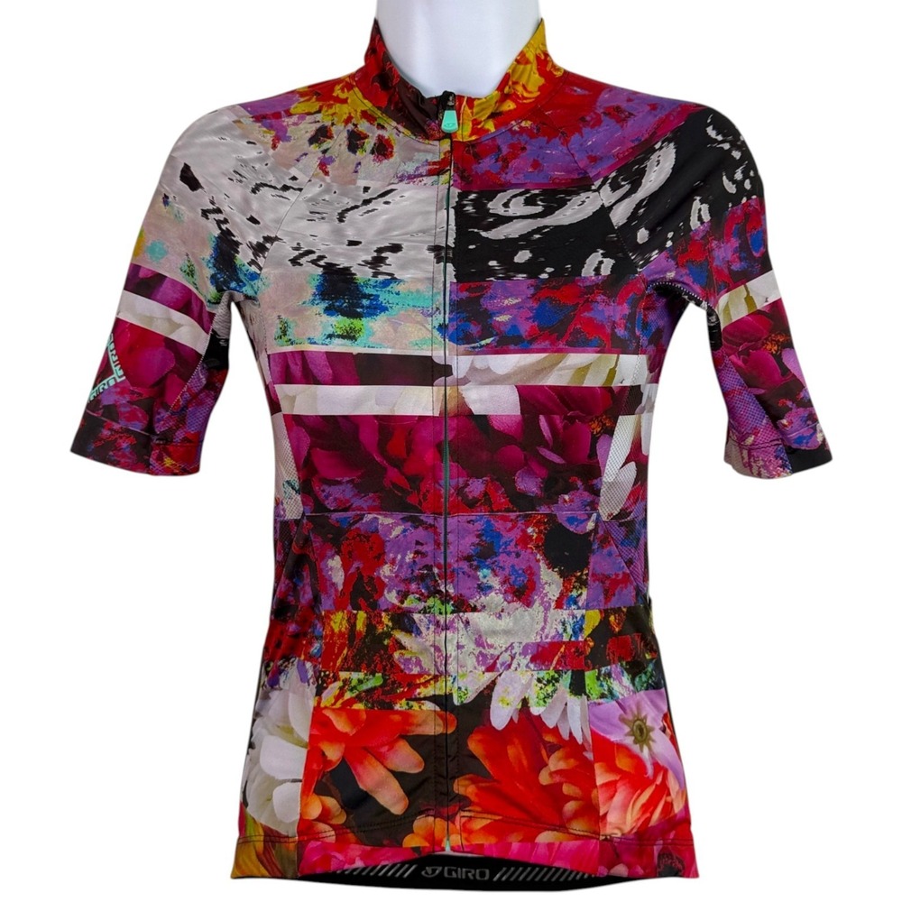 Giro Womens Chrono Elite Jersey Sz S Data Mosh Studio Collection - Picture 2 of 10